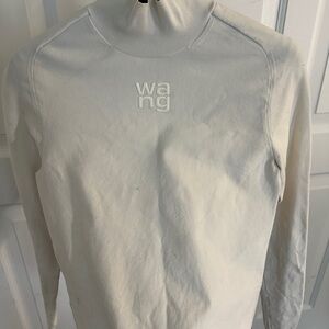 Alexander Wang Cream Long Sleeve Top